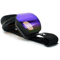 Conphroier - Phieres - Matt Black Blue Mirror - Schneebrille verspiegelt