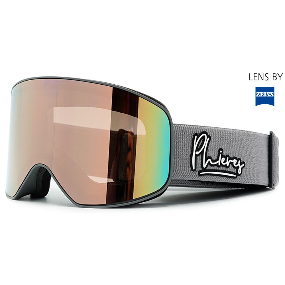 Conphroier - Phieres - Matt Shadow Rose Gold - Schneebrille verspiegelt