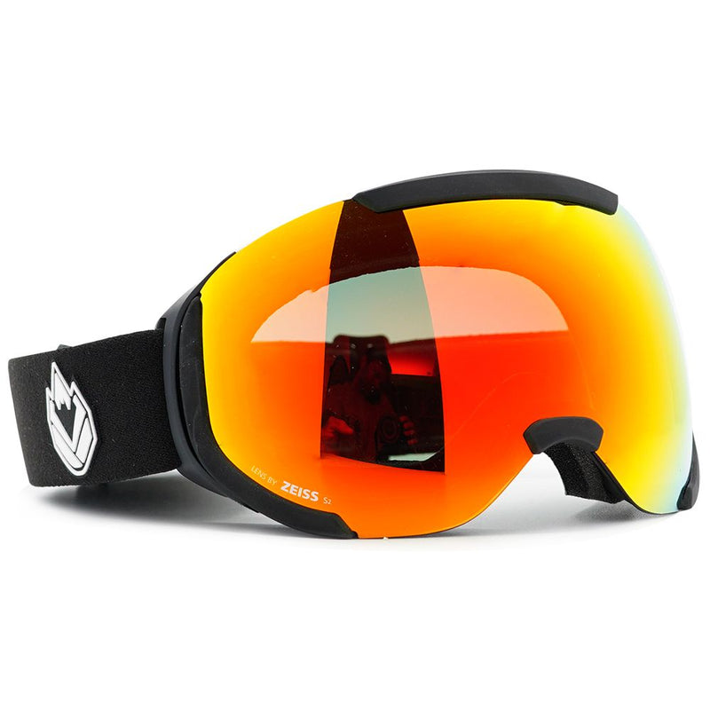Inphame - Phieres - Matt Black Red Mirror - Schneebrille verspiegelt