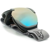 Inphame - Phieres - Matt Shadow Dark Rose - Schneebrille verspiegelt