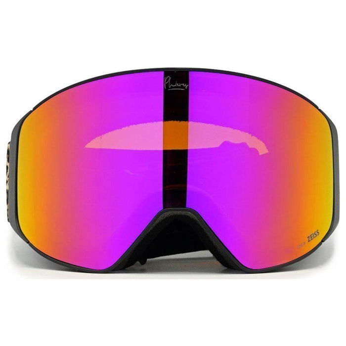 PH-12sixty - Phieres - Black Leo Pink S2 - Schneebrille verspiegelt