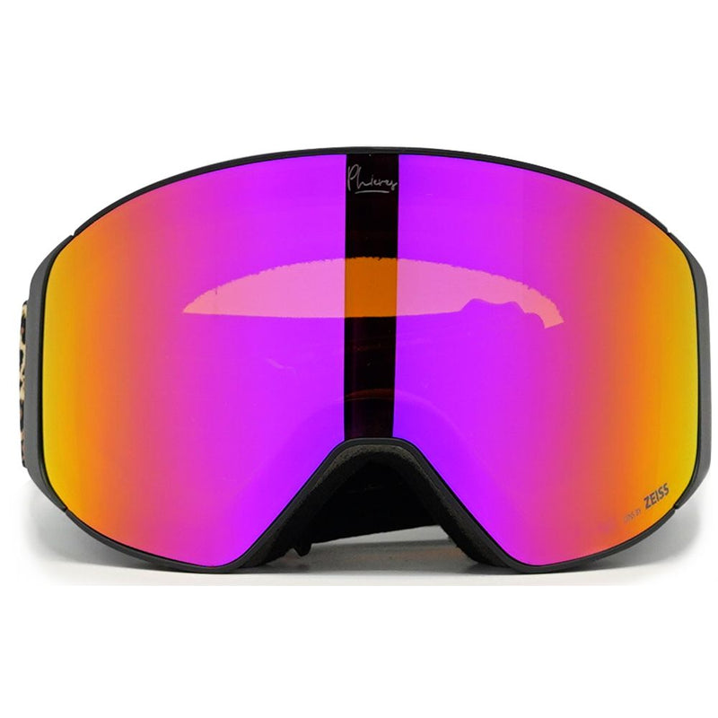 PH-12sixty - Phieres - Black Leo Pink S2 - Schneebrille verspiegelt