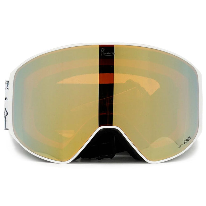 PH-12sixty - Phieres - White Mystic Gold S2 - Schneebrille verspiegelt