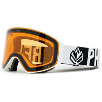 PH-12sixty - Phieres - White Black Green S2 - Schneebrille verspiegelt