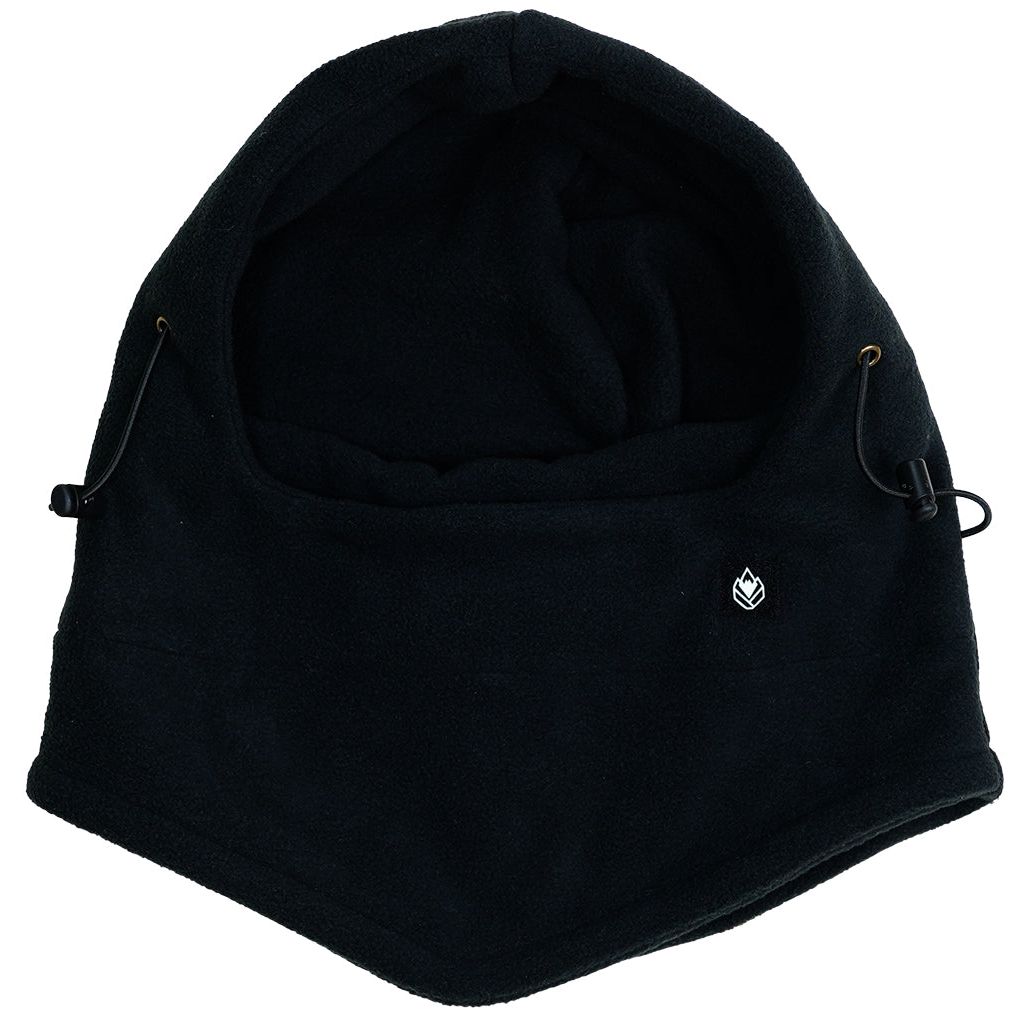 Phorealis Fleece Hood - Phieres - Black - Balaclava