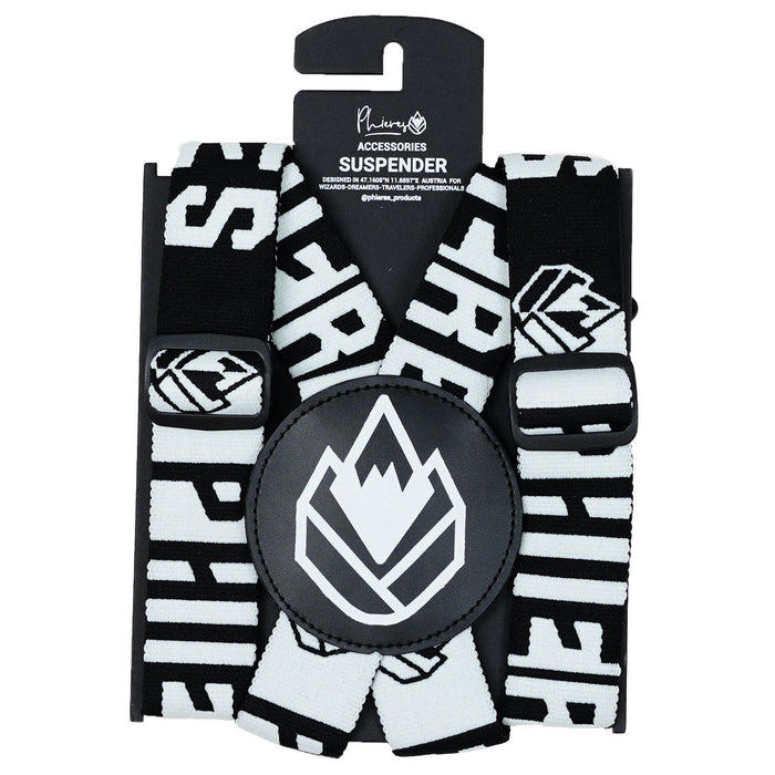 Dadspender Elastic - Phieres - Black White - Hosenträger