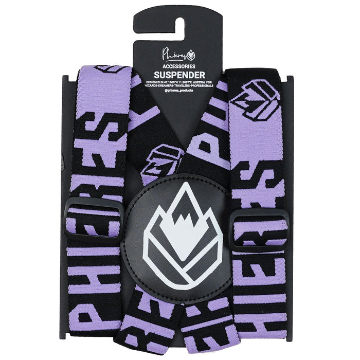 Dadspender Elastic - Phieres - Black Lav Frost - Hosenträger