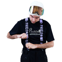 Dadspender Elastic - Phieres - Black Lav Frost - Hosenträger