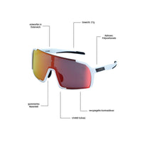 Phingsuit Youth - Phieres - White/Red Mirror - Sportbrille