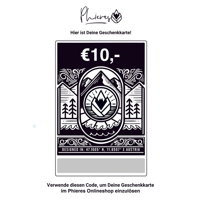 Phieres Gift Voucher |