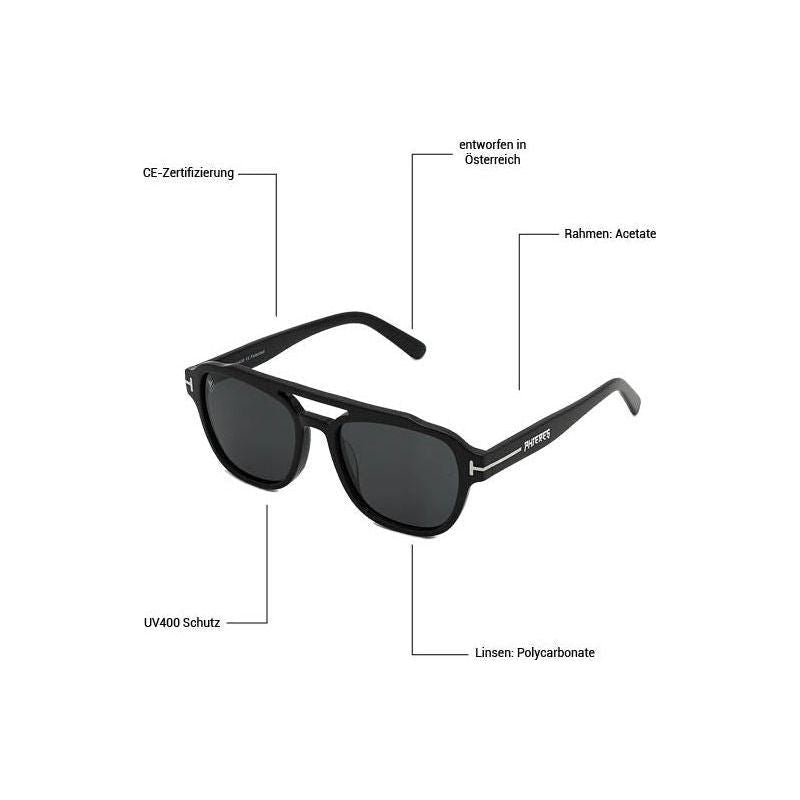 Jeph Arris - Phieres - BLK Black - Sonnenbrille