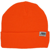 Metal Script Beanie - Phieres - Orange - Beanie