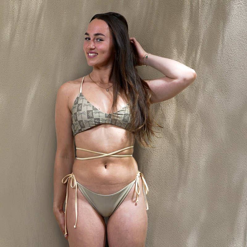 Cecinaph Triangel - Phieres - Pale Olive Gold - Bikini Top