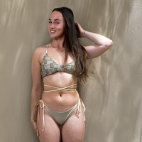 Cecinaph Triangel - Phieres - Pale Olive Gold - Bikini Top