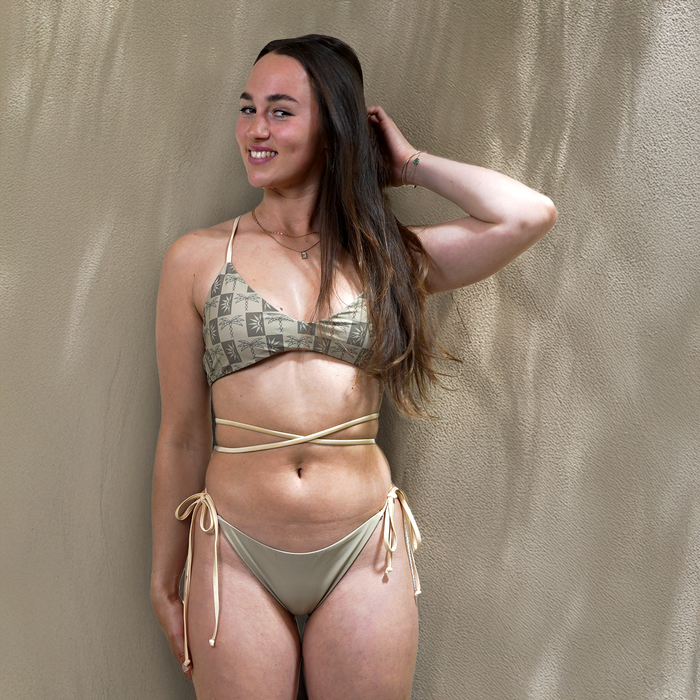 Cecinaph Triangel - Phieres - Pale Olive Gold - Bikini Top