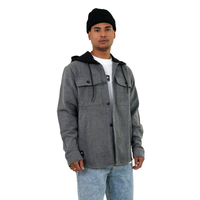 Skulleph Flanell - Phieres - Grey - Langarmhemd