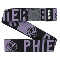 Dadsphelt Elastic - Phieres - Black Lav Frost - Textilgürtel