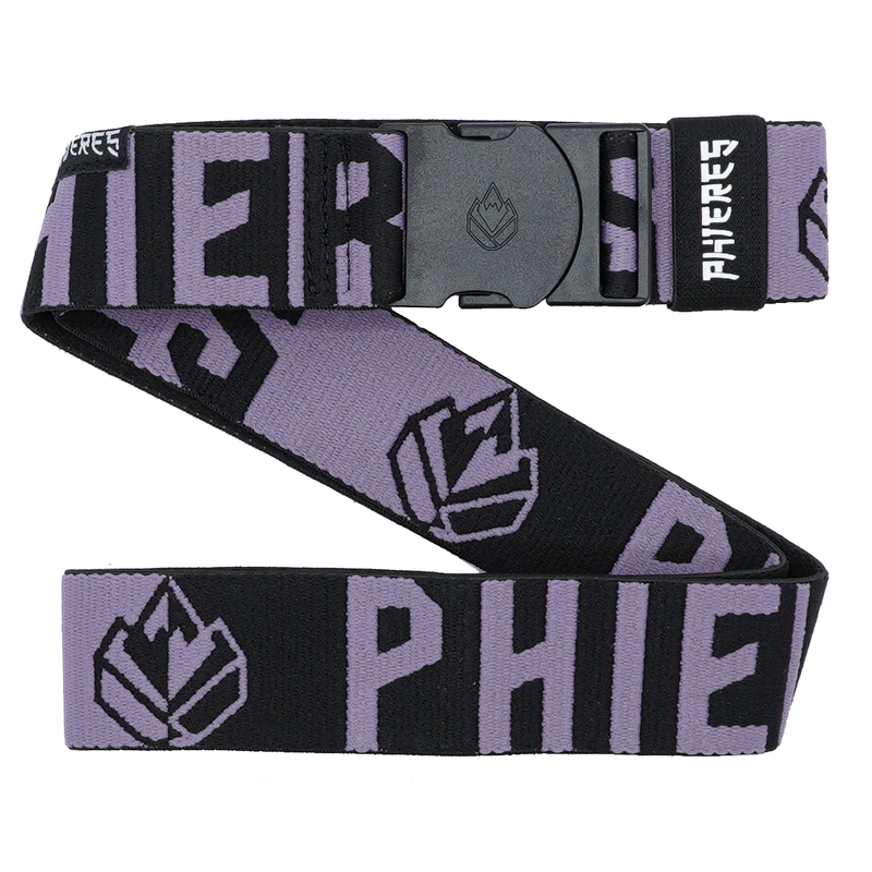 Dadsphelt Elastic - Phieres - Black Lav Frost - Textilgürtel