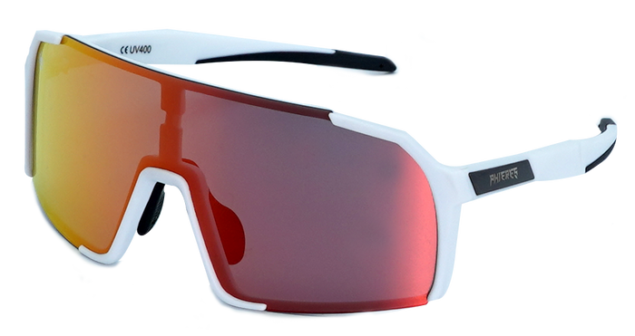 Phingsuit Youth - Phieres - White/Red Mirror - Sportbrille
