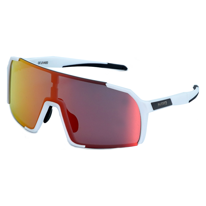 Phingsuit Youth - Phieres - White/Red Mirror - Sportbrille