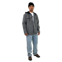 Skulleph Flanell - Phieres - Grey - Langarmhemd