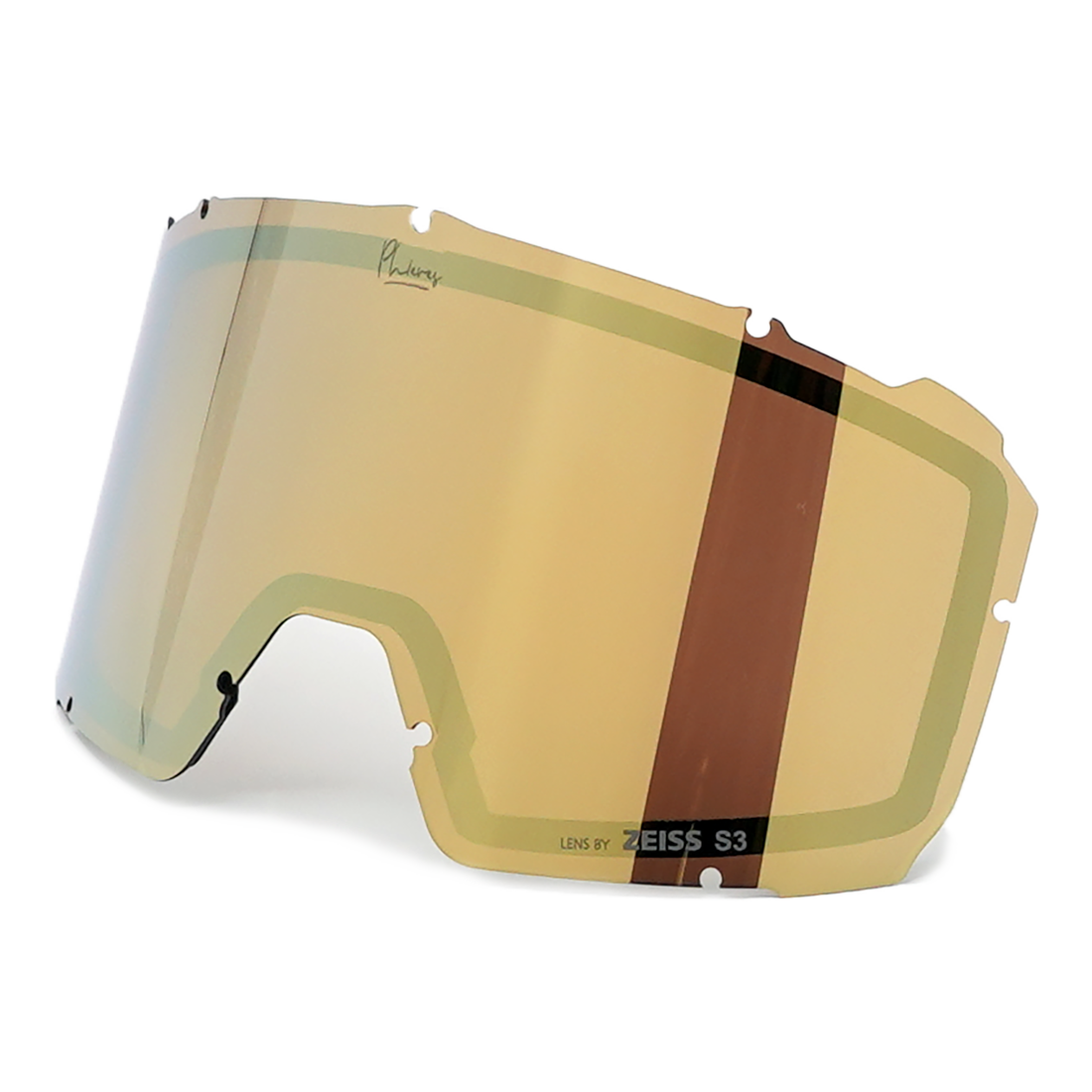 SL PH-10eighty - Phieres - Gold Sonar S3 - Ersatzscheibe Snowboard Brille