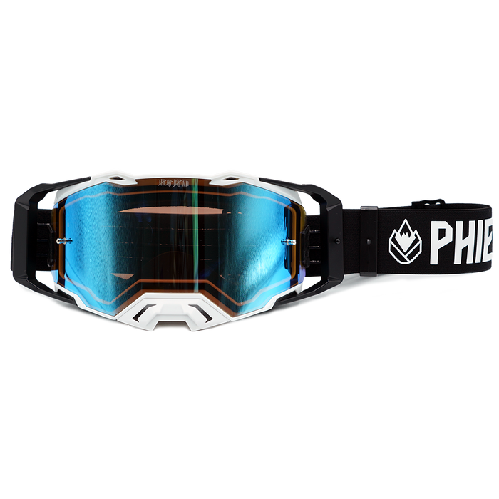 Stingrayph - Phieres - White/Ice Blue - Bike Brille