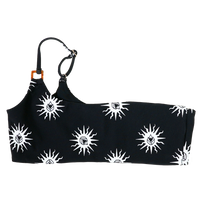 Pescaiaph One Shoulder - Phieres - Black White - Bikini Top