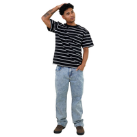 Striphed - Phieres - Black - T-Shirt