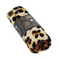 Beach Leophard - Phieres - Black/Leo - Handtuch