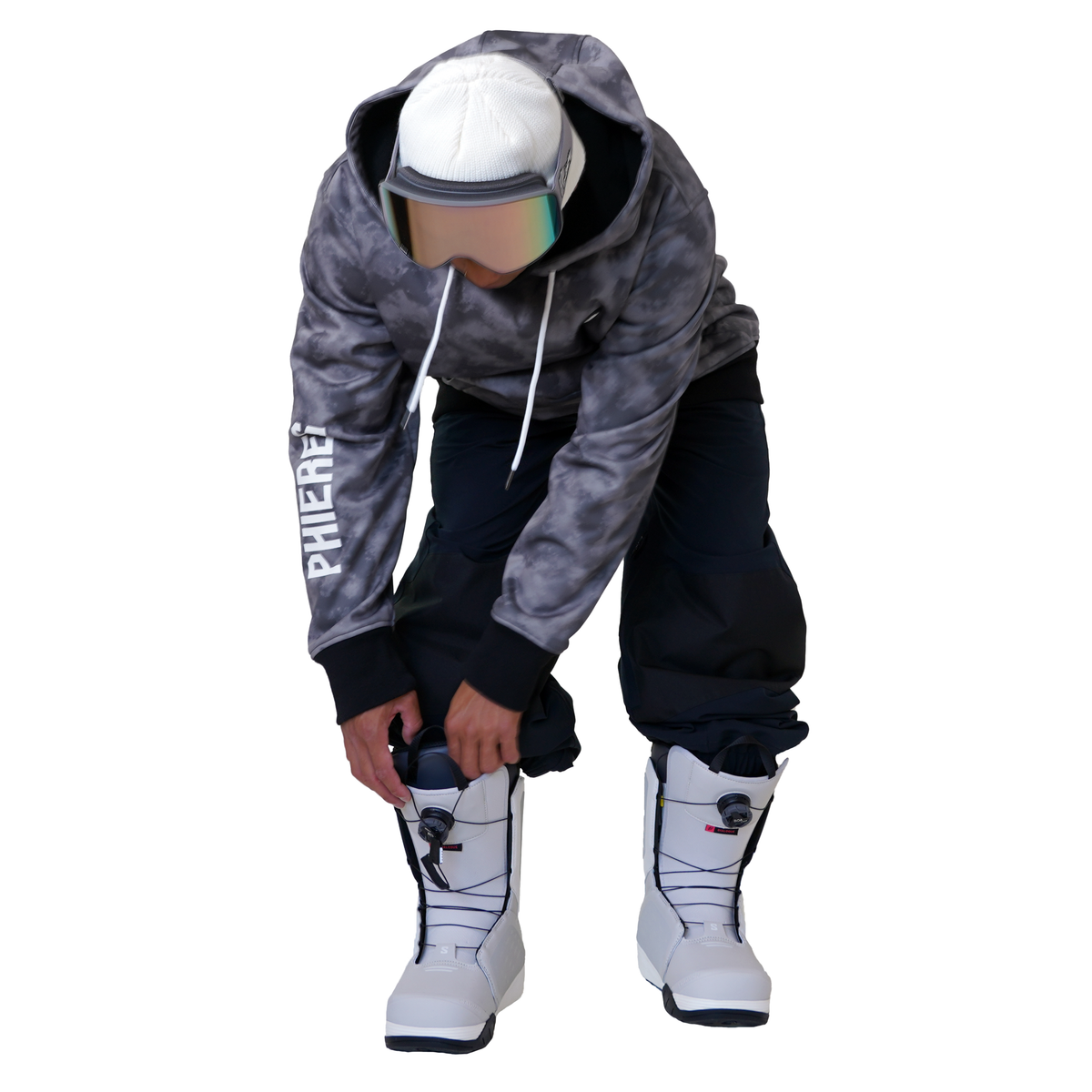 Rideableph Shred Hoodie - Phieres - TD Black - Shred Hoodie