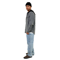 Skulleph Flanell - Phieres - Grey - Langarmhemd
