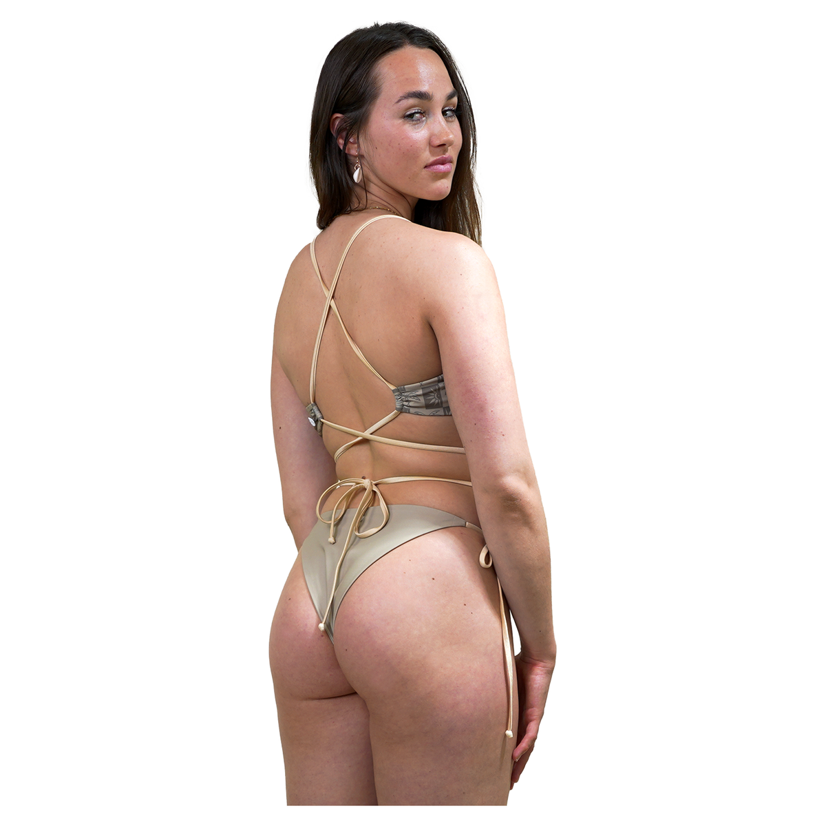Cecinaph Triangel - Phieres - Pale Olive Gold - Bikini Top