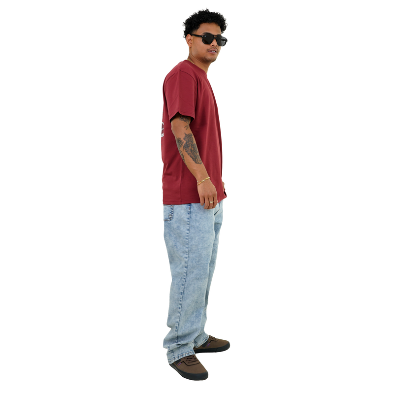 Regeneraph - Phieres - Burgundy - T-Shirt