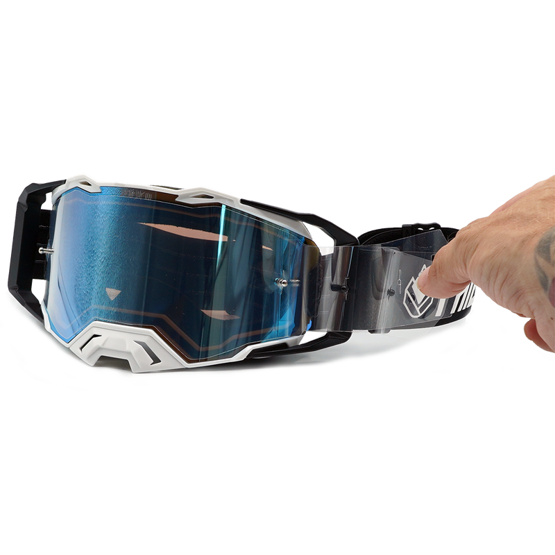 Stingrayph - Phieres - White/Ice Blue - Bike Brille