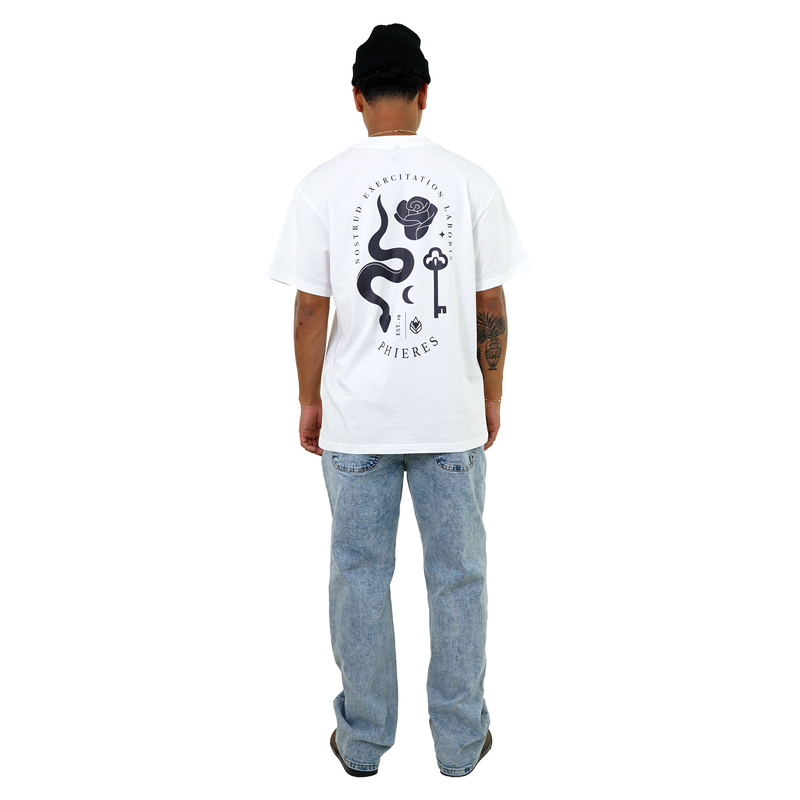 Skulleph - Phieres - Bright White - T-Shirt