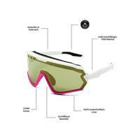 Sharkbiteph Origin Sportsonnenbrille I Pink/Gold Matt Wht Pink/K Gold Bild 5