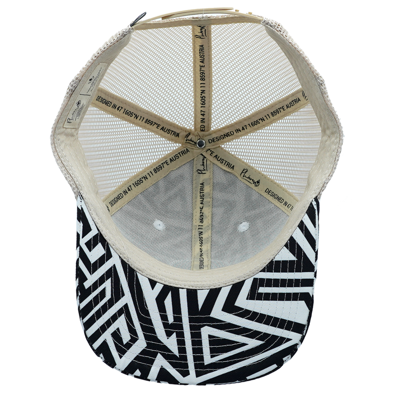 Phintage Trucker Youth Black White Bild 5