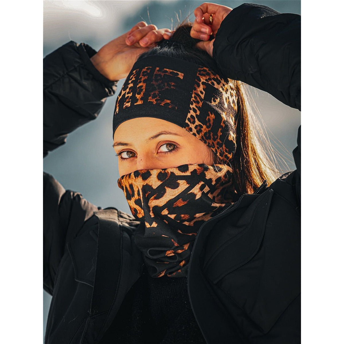 Resphie Stirnband Black Leo Bild 3