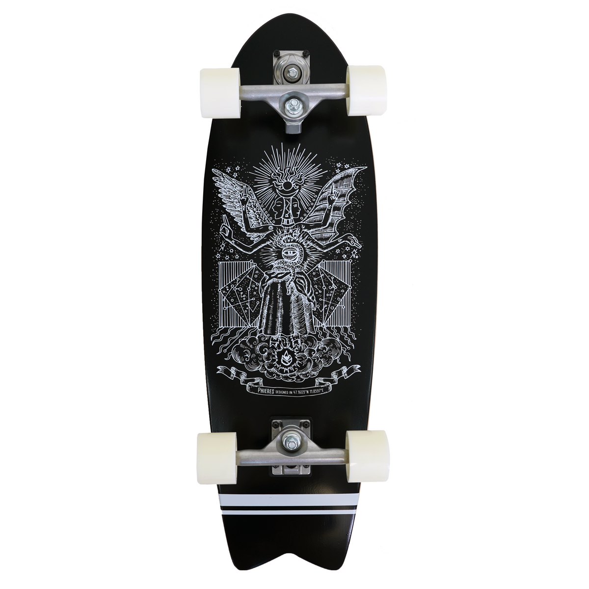 Divinityph Surfskate Complete Black Bild 1