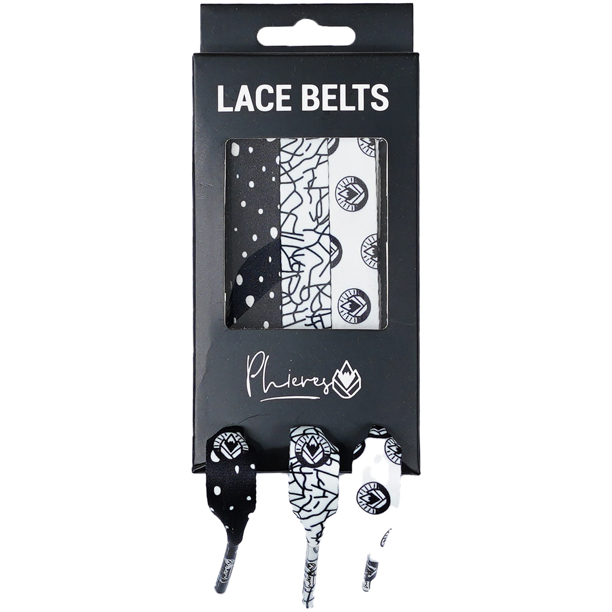 PH-Lacebelts I Blk/Wht Pattern Blk/Wht Pattern Bild 1