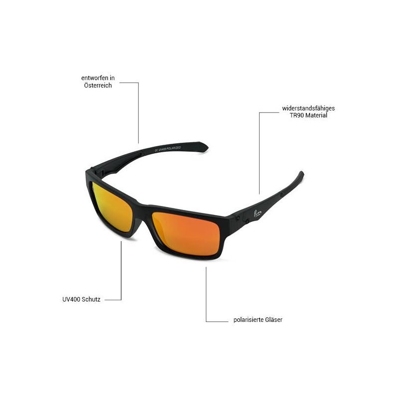 Archerph Matt Black-Red Mirro Bild 5