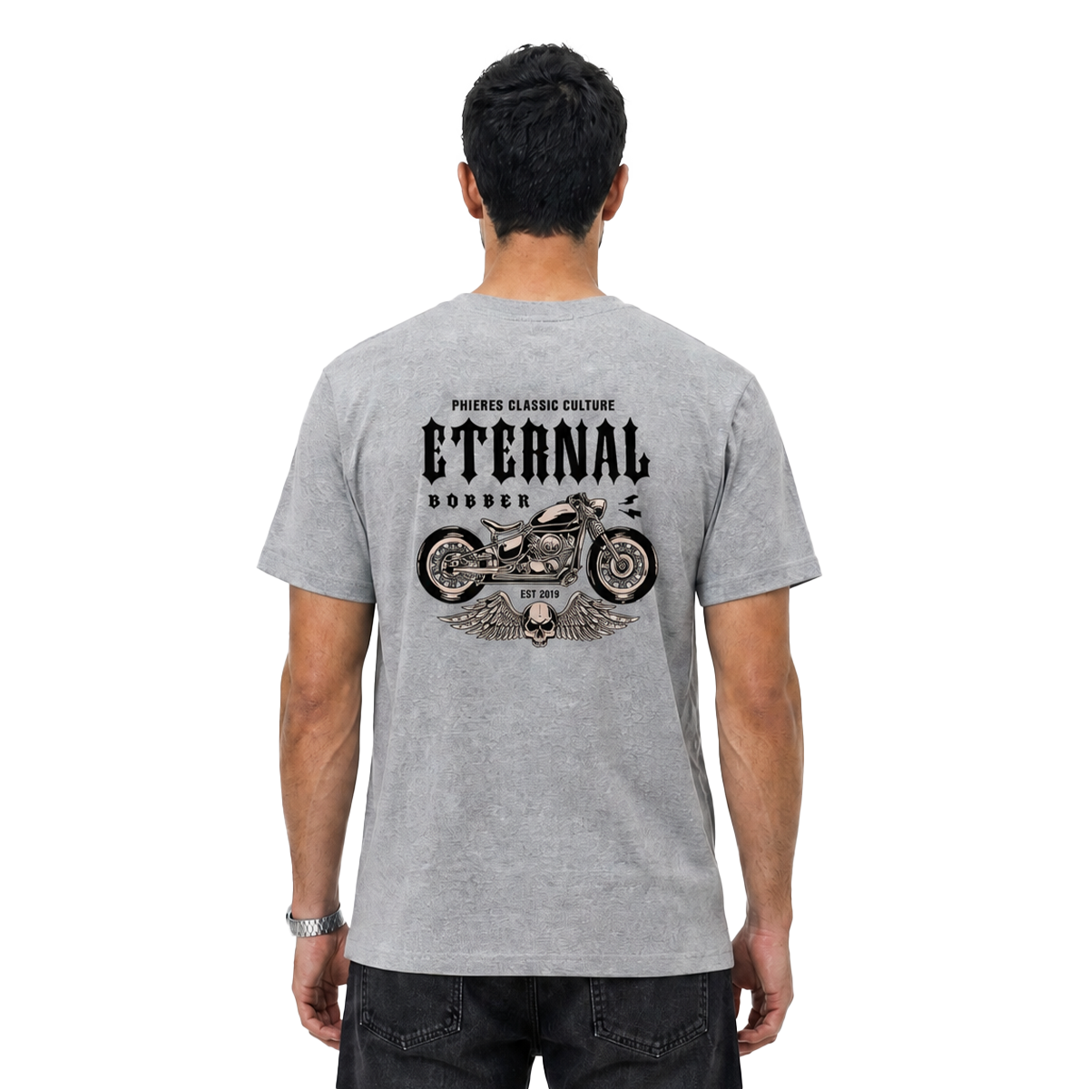 Eternalph Tee Heather Grey Bild 1