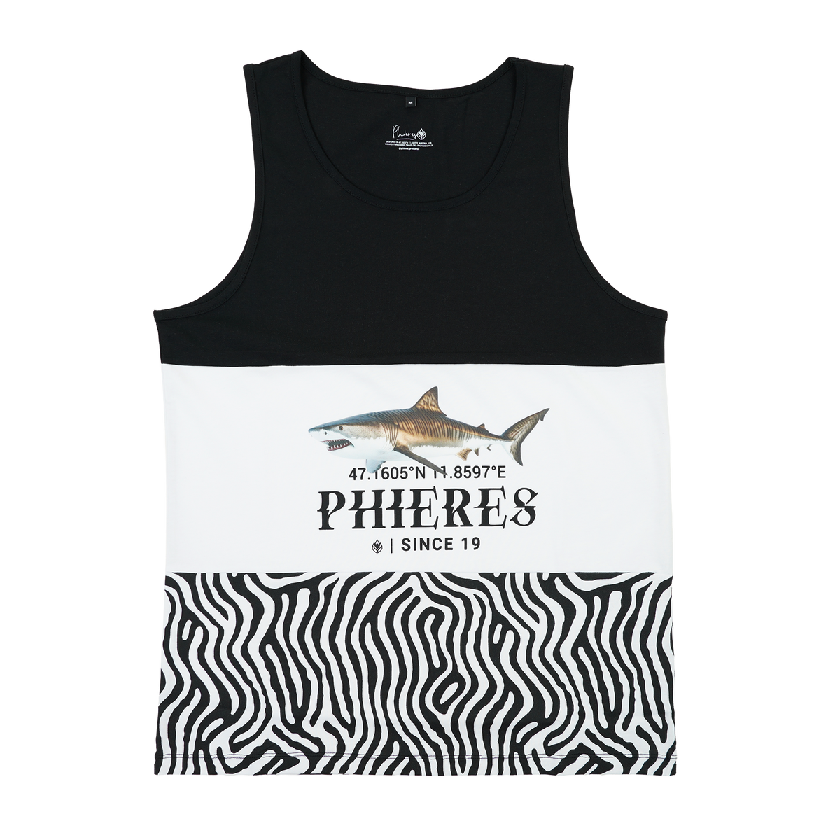 Hiukaranph Tank Black Lines Bild 1