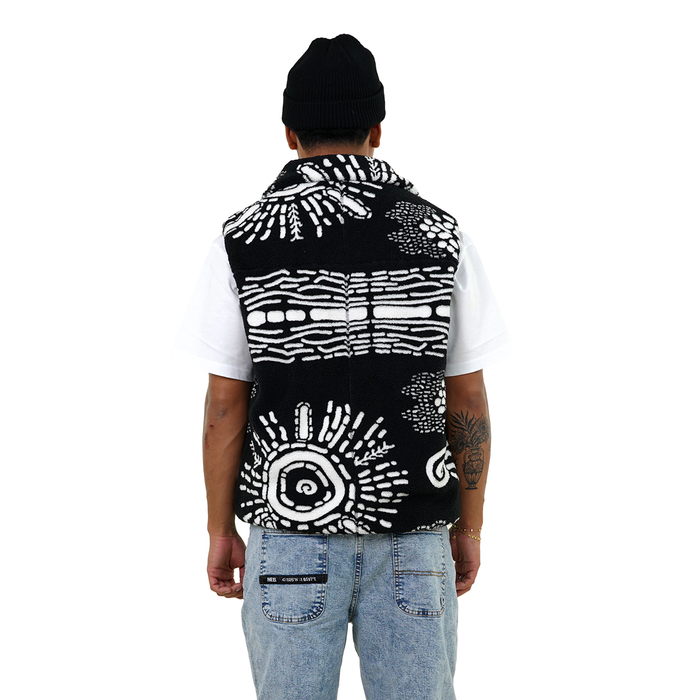Jasey Jeph Vest Black White Bild 2