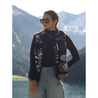 Jasey Jeph Vest Black White Bild 5