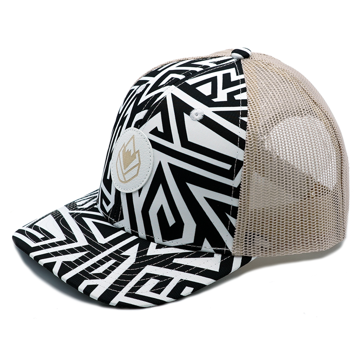 Phintage Trucker Youth Black White Bild 1
