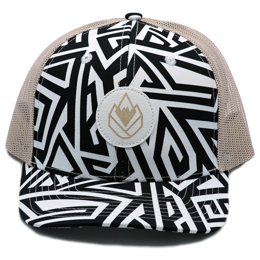 Phintage Trucker Youth Black White Bild 2