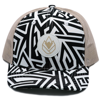 Phintage Trucker Youth Black White Bild 2
