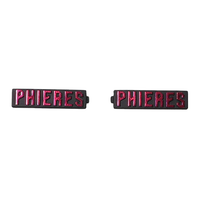 Sumatraph Logo-Plate Black Pink Bild 1